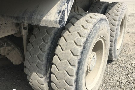 MSO-2 truck tyres used on mining site in Oman