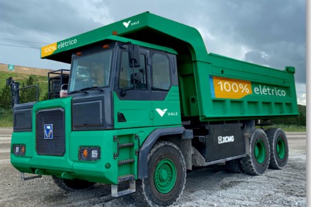 Vale tests 100% electric 72 t trucks