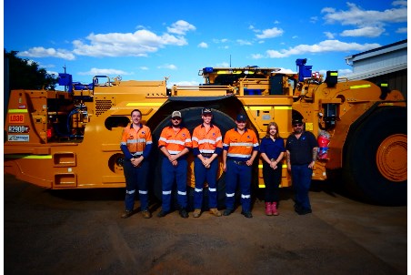 Epiroc's Mt Isa team achieves milestone with first AutoNav installation on Hybrid Loader
