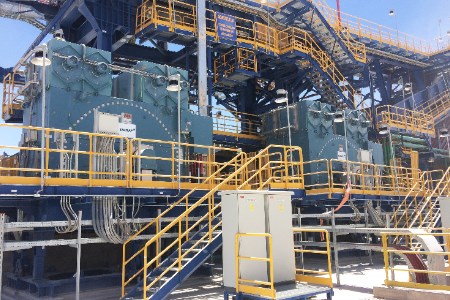 Powering overland and underground conveying